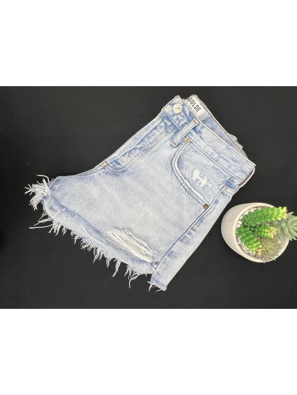 AGOLDE Denim Shorts Women's size 24 - Picture 8 of 8